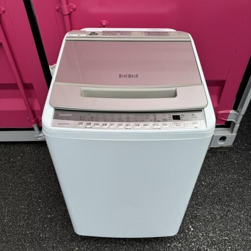 T012★2020年製★日立　洗濯機　8KG インバーター搭載　ビートウォッシュ 洗濯機 日立 8kg 2020年
