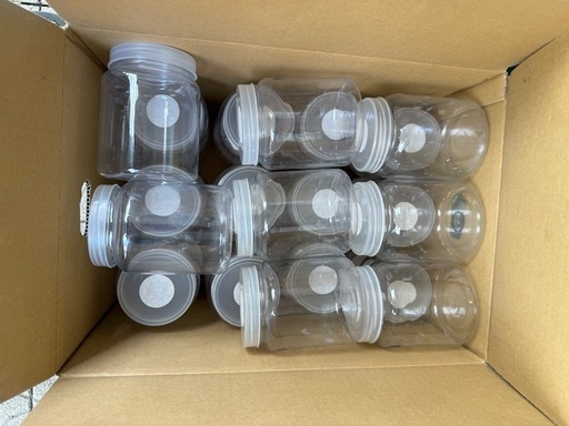 硬質クリアボトル 800ml 穴あけ加工済み【中古・使用済】1個80円