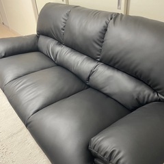 ニトリソファー3人掛け　新古品の画像