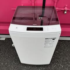 🉐T020★2022年製　ハイアール　洗濯機　8.5KG インバーター搭載の画像