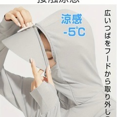 日除け　パーカー　ラッシュガード　発汗インナーの画像