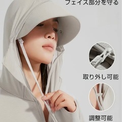 日除け　パーカー　ラッシュガード　発汗インナーの画像