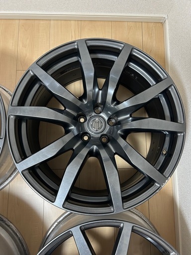 ②【美品】日産GT-R R35 中期 純正ホイール 20インチ リア:10.5J