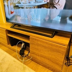 無料】木目調テレビボードお譲りします！ (GC) 志茂のテレビ