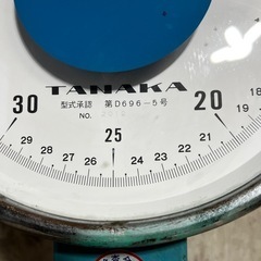 レトロ インテリア TANAKA はかり 体重計 最大50kgの画像
