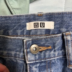 【美品！】UNIQLO U ストレートジーンズ 26サイズの画像