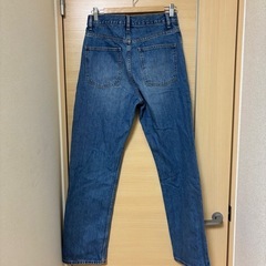【美品！】UNIQLO U ストレートジーンズ 26サイズの画像