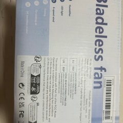 新品未開封　羽無し扇風機の画像