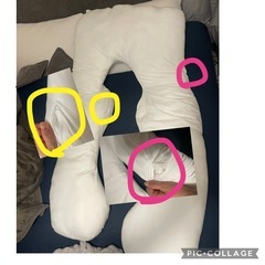 【正規品】ハグモッチ (枕・補充綿･未使用換えカバーセット) 抱き枕の画像