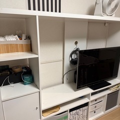 【引き取り先決定済み】IKEAテレビラックの画像