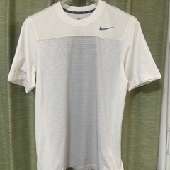NIKE ナイキ Tシャツ 半袖Tシャツ メッシュ半袖Tシャツ　DRI-FIT サイズL ホワイト　白 Lの画像