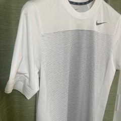 NIKE ナイキ Tシャツ 半袖Tシャツ メッシュ半袖Tシャツ　DRI-FIT サイズL ホワイト　白 Lの画像