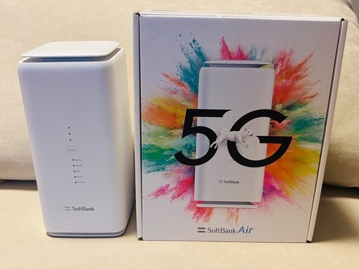 SoftBank Air 第5世代 5G対応ルーター】本体のみ（電源アダプタ