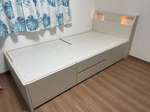 ニトリ　大収納シングルベッド