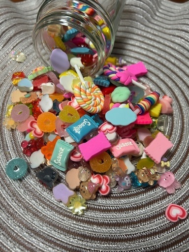 ラメネイルパーツ多色、アクセサリーパーツ多種