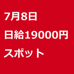 【スポット案件/大募集/急募】【日給19000円】埼玉県さいたま...