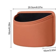 新品 未使用  カップホルダー ドリンクホルダー 車 小物入れ 合皮 クッション 収納 車1台分 の画像