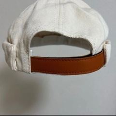 【新品未使用】アイボリー デニム 風ビーニーの画像