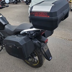 vストローム250 3点パニアケースの画像