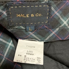 men's MALE&CO クロップドパンツの画像