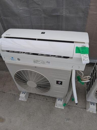 ②2019年製 
SHARP 
ルームエアコン 
AY-J22S-W
おもに6畳用
