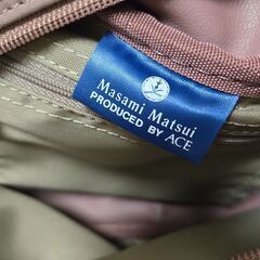 Masami Matsui ショルダーバッグ 2way モーヴ色 昭和レトロの画像