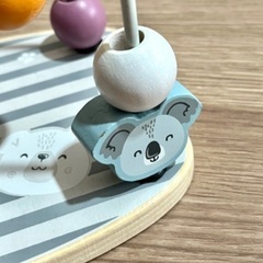 【無料】ポーラービー　木製ビーズ玩具の画像