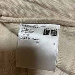men's UNIQLOヴィンテージストレートチノの画像