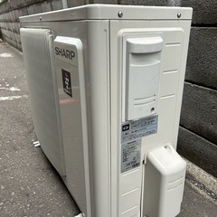 6畳用 SHARP セパレート型 ルームエアコン 室内機 室外機 冷房＆暖房 使用感少 クーラー 室内エアコン 美品！の画像