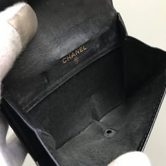 CHANEL シャネル Wホック 折り財布の画像