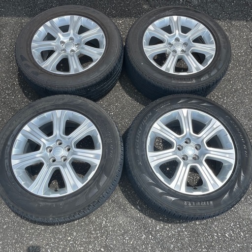 ランドローバー LZ系 レンジローバーイヴォーク純正 スタイル-7006 8J-18+45 107.95/5H 235/60R18 2017年製 オールシーズンタイヤ付き4本　 GJ32-1007-AB