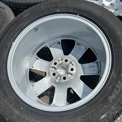 ランドローバー LZ系 レンジローバーイヴォーク純正 スタイル-7006 8J-18+45 107.95/5H 235/60R18 2017年製 オールシーズンタイヤ付き4本　 GJ32-1007-ABの画像