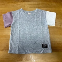 子供服半袖petit mainグレー size110の画像