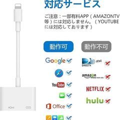 【2025新版・MFi認証・自動接続】 iPhone hdmi変換ケーブル ライトニング 1080PプルHD ライトニング 日本語取説付き（iOS13 - iOS18対応）の画像