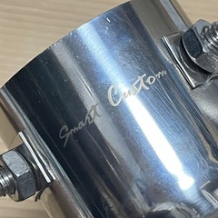 未使用品 日産E11/E12ノート専用設計 スマートカスタムsmart custom マフラーカッター マフラーエンド チタンカラー 内径60ミリ/外径62ミリの画像