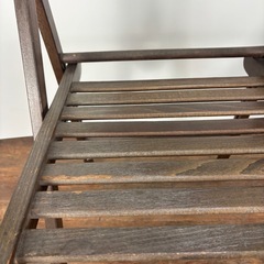 IKEA  木製折り畳みイス　二脚の画像