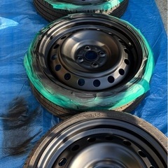 16インチ　鉄チン　165/40r16　の画像