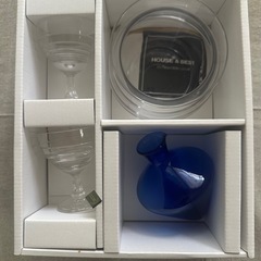 保谷クリスタル　グラス&カラフェ&アイスペール　冷酒セットの画像