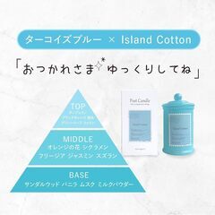 未使用 アロマキャンドル ポストキャンドル 浮かぶメッセージ 約60時間燃焼の画像