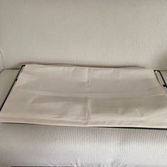 新品！4個セット用　無印良品 muji　帆布バスケット型ベッドフレーム用ベッド下収納の画像