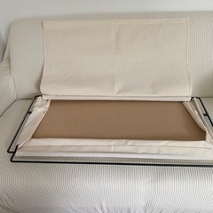 新品！4個セット用　無印良品 muji　帆布バスケット型ベッドフレーム用ベッド下収納の画像