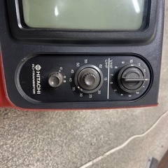 日立　昔のテレビの画像