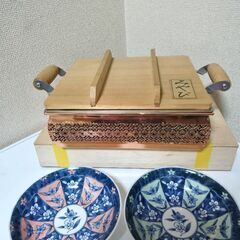 ①新品未使用おでん銅鍋みやび 両手鍋②京都たち吉　小鉢2色2枚1...