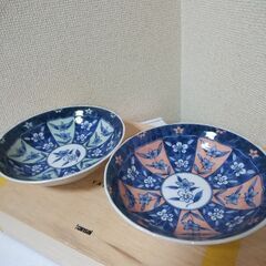 ①新品未使用おでん銅鍋みやび 両手鍋②京都たち吉　小鉢2色2枚16㎝高さ4㎝の画像