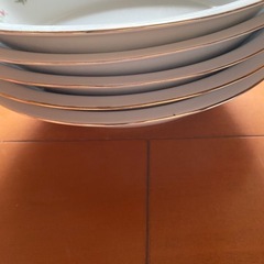 カレー皿01　レトロ5枚セットの画像