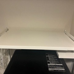 急募！今日明日引き渡し限定　レンジボード　レンジ上収納　セットの画像