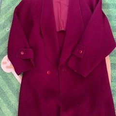 ウールカシミア混　レディースコート11〜13号　