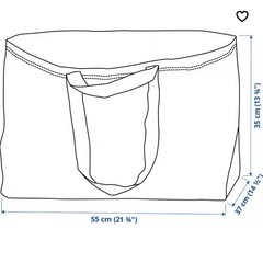 IKEA イケア　トートバッグ　▶︎新品　20P Lサイズの画像