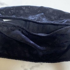 骨盤 ベルト 黒 花柄レース Lサイズの画像