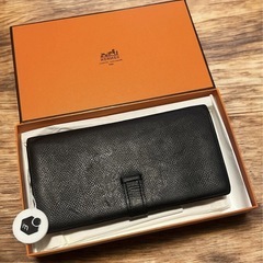 エルメス HERMES ベアンスフレ ヴォーエプソン 長財布
